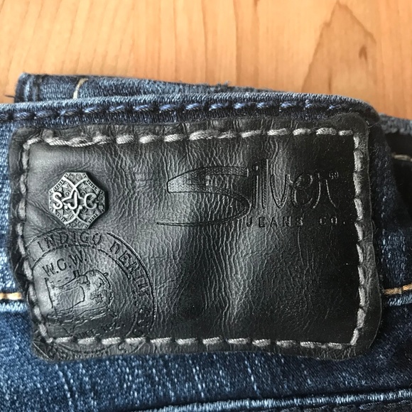 Silver Aiko baby boot Dark wash Denim Jeans Sz 26 - Picture 2 of 4